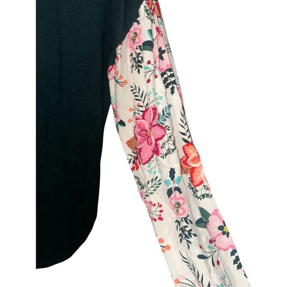 BEAUTIFUL Matilda Jane Fancy & Flouncy Sweater Womens Green Floral Long Sleeve S - Picture 3 of 8